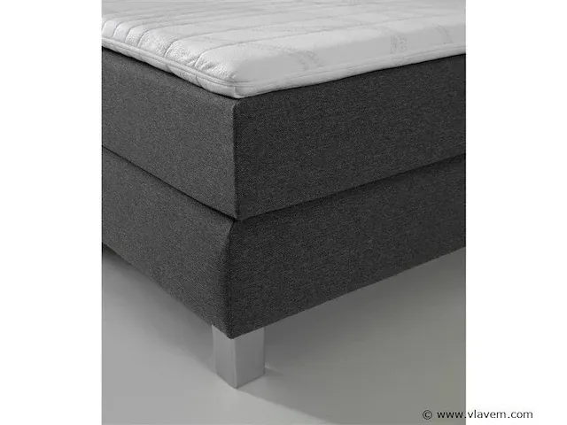 Boxspring miami 2.0, 160x200 cm, licht grijs - afbeelding 6 van  10