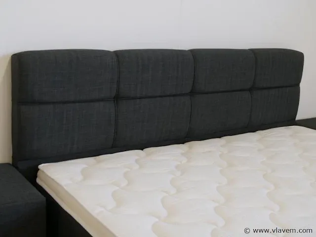 Boxspring miami 2.0, 160x200 cm, licht grijs - afbeelding 9 van  10