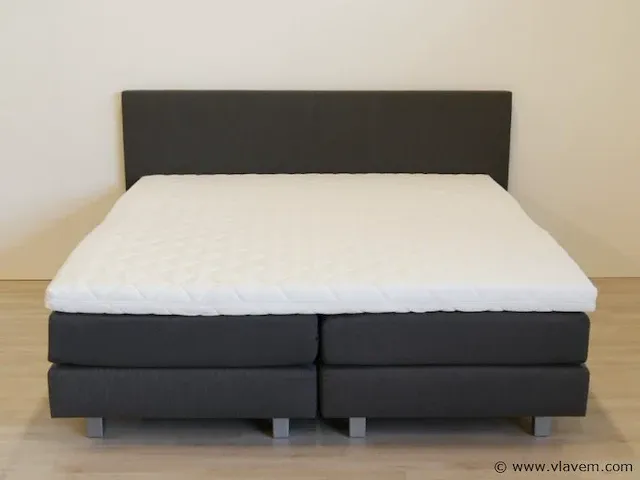 Boxspring miami 2.0, 160x210 cm, xl, zwart - afbeelding 8 van  10