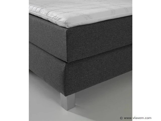 Boxspring miami 2.0, 160x220 cm, xxl, licht grijs - afbeelding 5 van  10