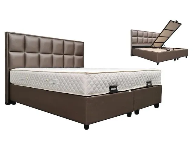 Boxspring nule - 160x200cm met opbergruimte zonder matras - afbeelding 1 van  1