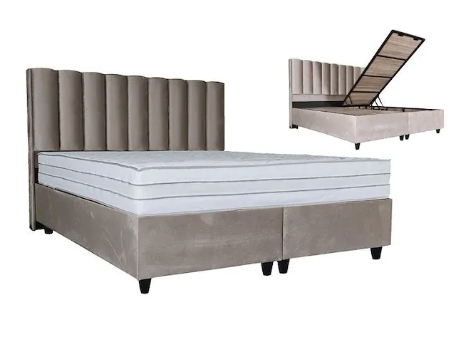 Boxspring puma 05 - 180x200cm met opbergruimte zonder matras - afbeelding 1 van  1