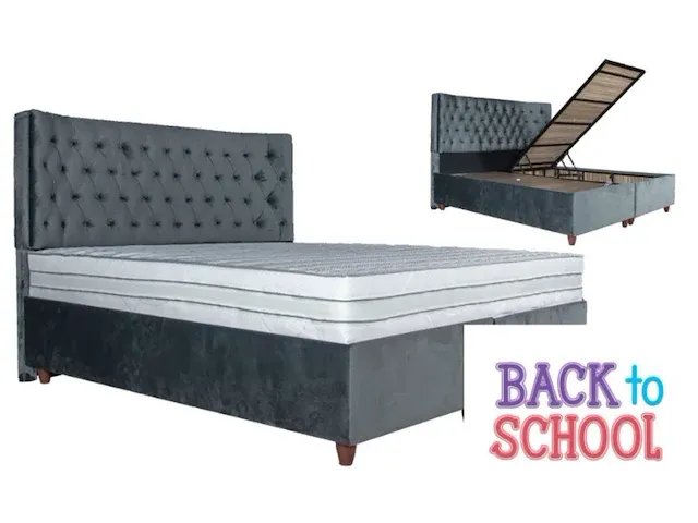 Boxspring puma 31 - 180x200cm met opbergruimte zonder matras - afbeelding 1 van  1