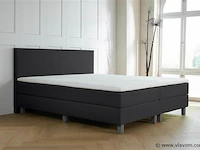 Boxspring turijn afmeting 140 x 200, antraciet - afbeelding 1 van  5