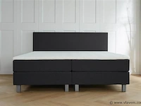 Boxspring turijn afmeting 140 x 200, antraciet - afbeelding 2 van  5