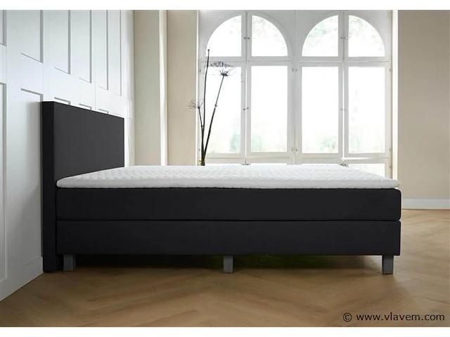 Boxspring turijn afmeting 140 x 200, antraciet - afbeelding 5 van  5