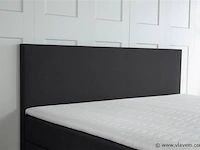 Boxspring turijn afmeting 140 x 200, zwart - afbeelding 3 van  5