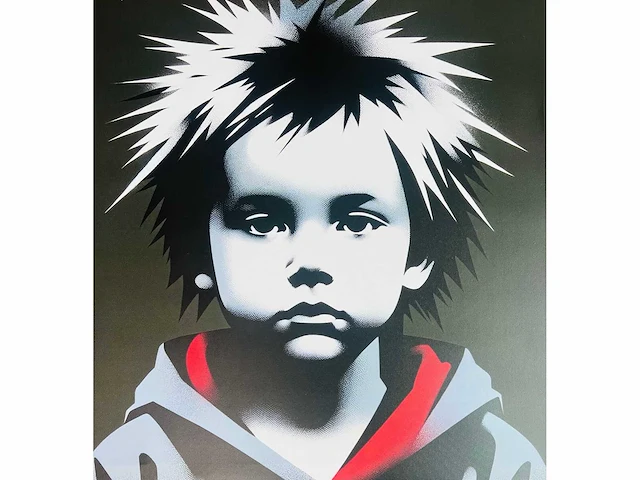 Boy - kleurenprint op canvas - afbeelding 2 van  4