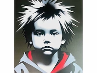 Boy - kleurenprint op canvas - afbeelding 2 van  4