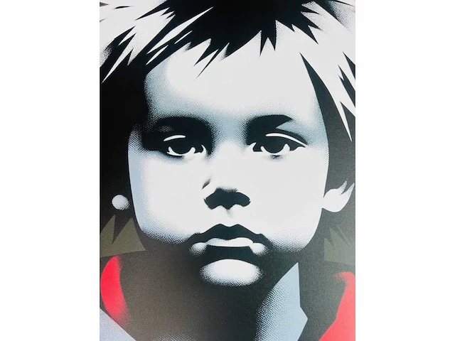 Boy - kleurenprint op canvas - afbeelding 3 van  4