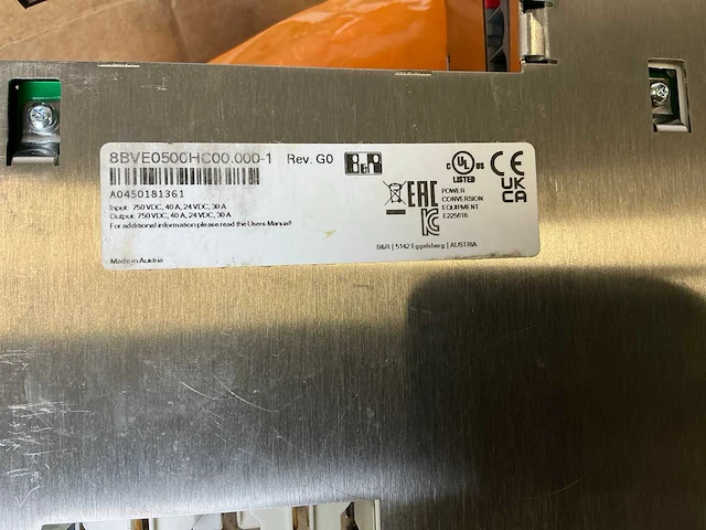 B&r acopos multi e0500 / 8bve0500hc00.000-1 uitbreidingsmodule met base - afbeelding 9 van  10