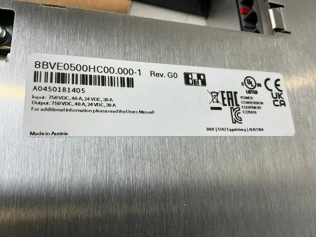B&r acopos multi e0500 / 8bve0500hc00.000-1 uitbreidingsmodule met base - afbeelding 2 van  12