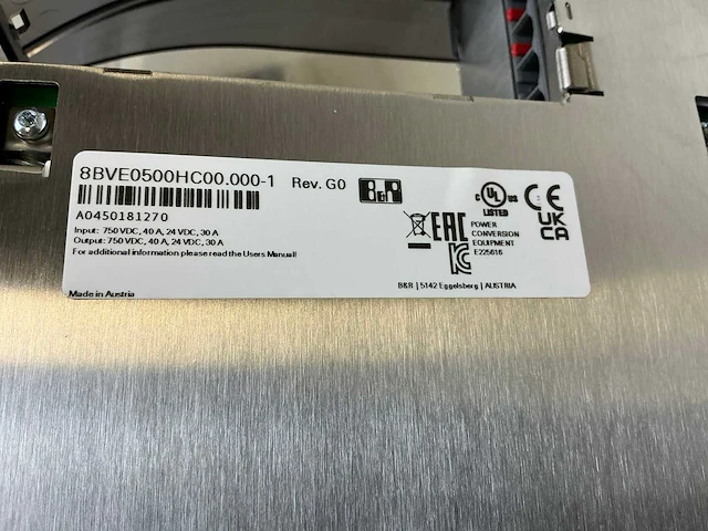 B&r acopos multi e0500 / 8bve0500hc00.000-1 uitbreidingsmodule met base - afbeelding 9 van  9
