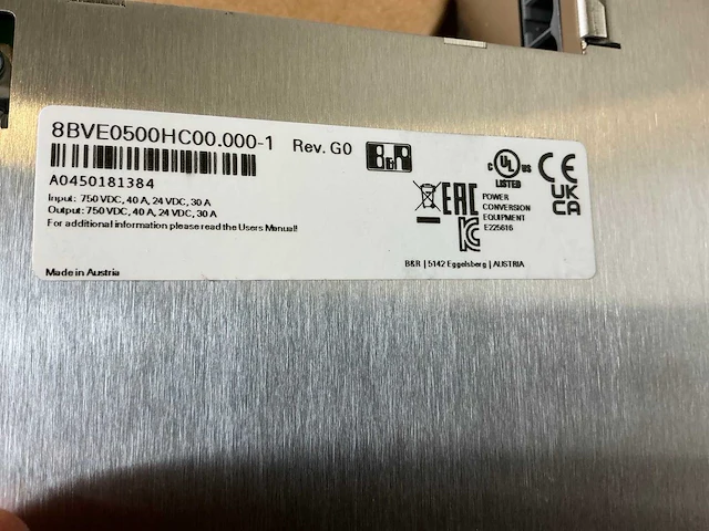 B&r acopos multi e0500 / 8bve0500hc00.000-1 uitbreidingsmodule met base - afbeelding 10 van  11