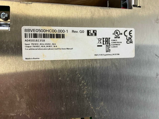 B&r acopos multi e0500 / 8bve0500hc00.000-1 uitbreidingsmodule met base - afbeelding 9 van  11