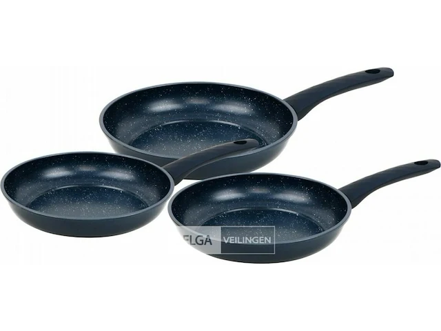 Braadpannenset blauw - afbeelding 2 van  9