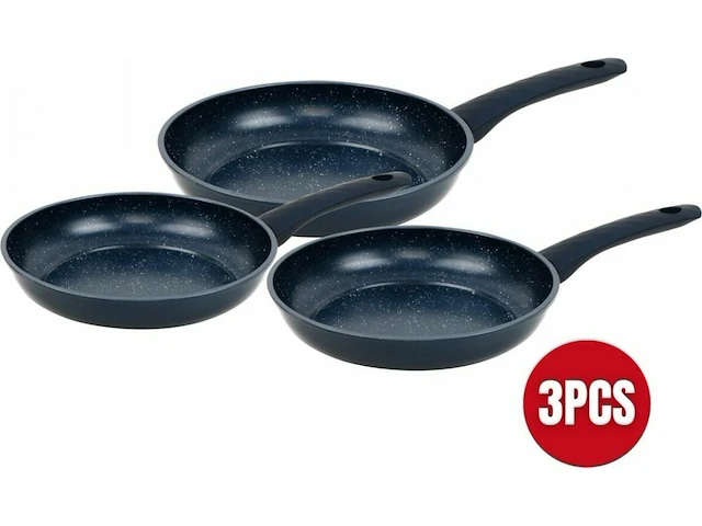 Braadpannenset blauw - afbeelding 3 van  9