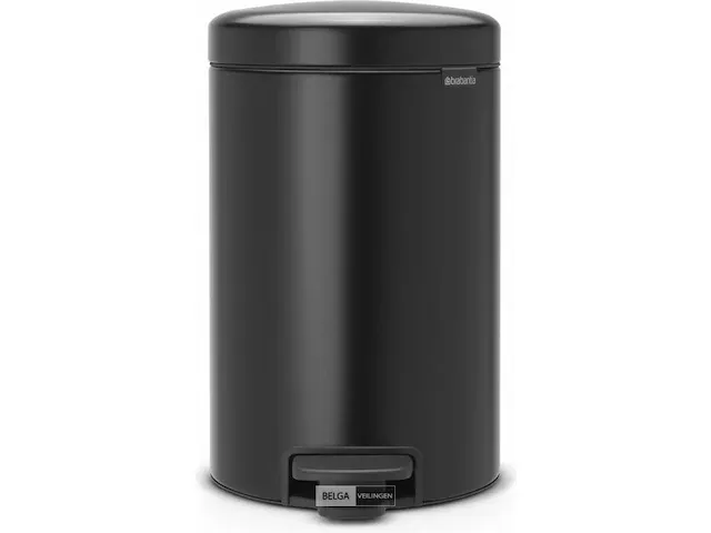 Brabantia newicon pedaalemmer – 12 l – matt steel,uit overstock - afbeelding 1 van  3