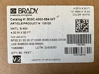Brady. b30c-4000-854 wt. labelprinter houder. (2x) - afbeelding 3 van  3