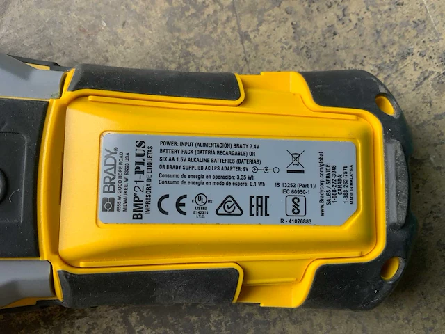 Brady bmp 21 plus labelprinter - afbeelding 4 van  6