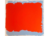 Bram bogart - grote kleurenzeefdruk - ingelijst - afbeelding 1 van  6