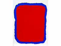 Bram bogart - rood in blauw - litho - afbeelding 1 van  8