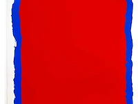 Bram bogart - rood in blauw - litho - afbeelding 7 van  8