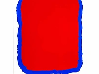 Bram bogart - rood in blauw - litho - afbeelding 8 van  8