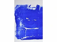 Bram bogart (1921-2012) - blauw - zeefdruk - afbeelding 6 van  6