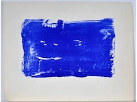 Bram bogart (1921-2012) - blauw - zeefdruk - afbeelding 2 van  6