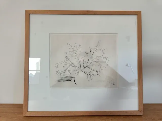 Bram bogart – doorn originele tekening - afbeelding 1 van  4