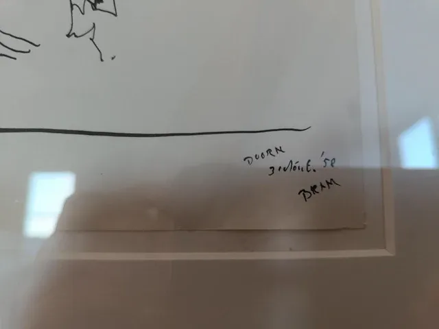 Bram bogart – doorn originele tekening - afbeelding 4 van  4