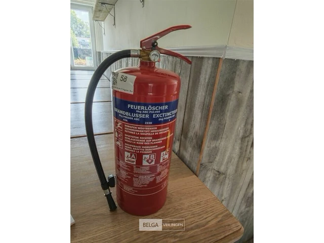 Brandblusser 6kg - afbeelding 1 van  2