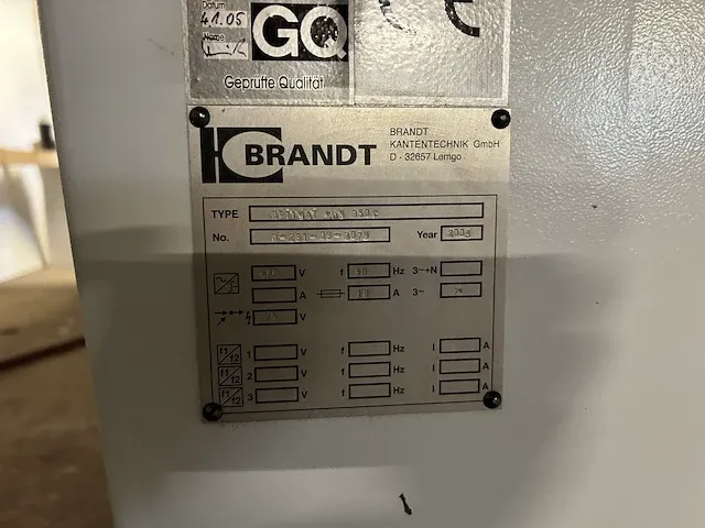 Brandt kdn 350 c kantenaanlijmmachine - afbeelding 76 van  76