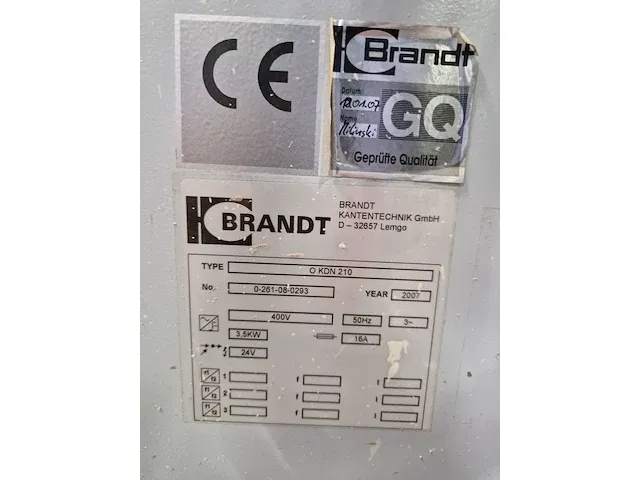Brandt kdn210 kantenaanlijmer - afbeelding 5 van  12