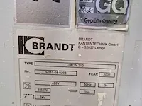 Brandt kdn210 kantenaanlijmer - afbeelding 5 van  12