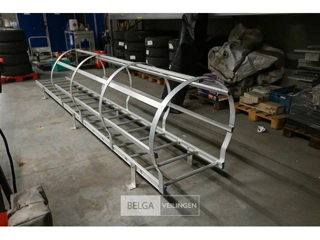 Brandtrap, aluminium 18 treden - afbeelding 3 van  8