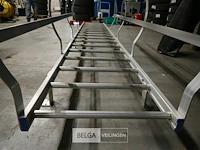 Brandtrap, aluminium 18 treden - afbeelding 4 van  8