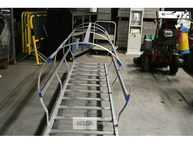 Brandtrap, aluminium 18 treden - afbeelding 6 van  8