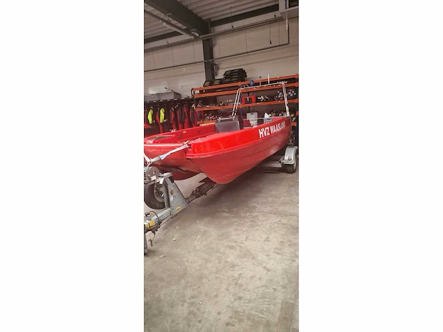 Brandweerboot op riba trailer - afbeelding 2 van  8
