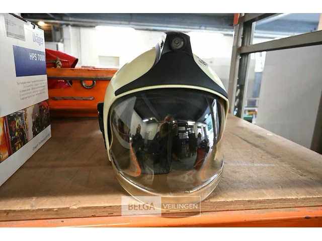 Brandweerhelm - merk: dräger - afbeelding 2 van  2