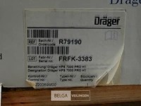 Brandweerhelm - merk : dräger - afbeelding 2 van  2