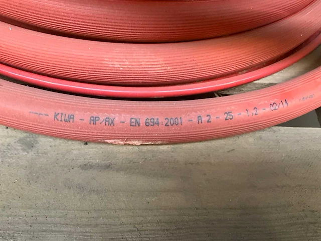 Brandweermateriaal 5x haspel met slang 1” 30meter en kraanwerk - afbeelding 12 van  14