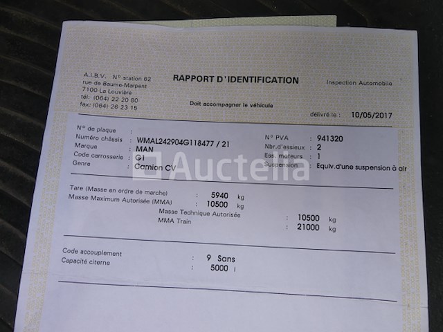 Brandweerwagen man ln105f (1998-44.079 km-vin:wmal242904g118477) - afbeelding 14 van  30