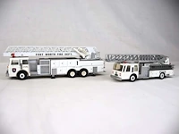 Brandweerwagentjes (x2) - afbeelding 1 van  4
