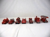 Brandweerwagentjes (x7) - afbeelding 1 van  6
