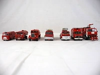 Brandweerwagentjes (x7) - afbeelding 1 van  6