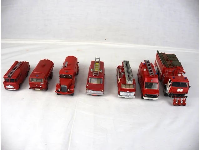 Brandweerwagentjes (x7) - afbeelding 2 van  6