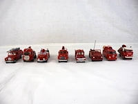 Brandweerwagentjes (x8) - afbeelding 1 van  6