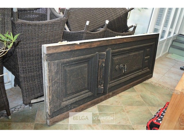 Brandwerende antieke buitendeur - afbeelding 1 van  4